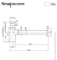 MEDIDAS SIFON LAVABO FIMA